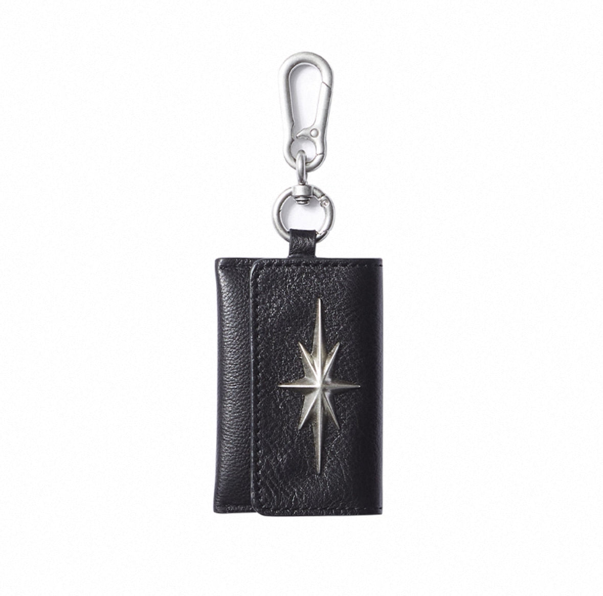 Cowhide Button Coin Wallet