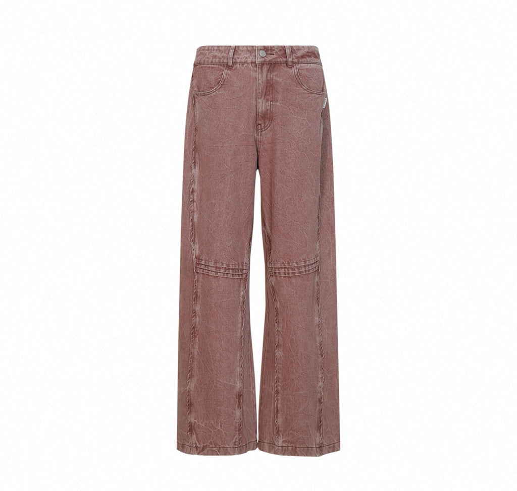 Leaflet Bone Straight Jeans