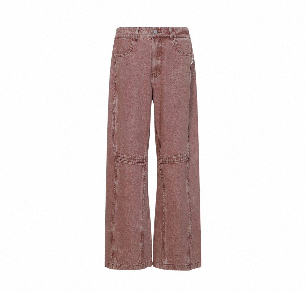 Leaflet Bone Straight Jeans