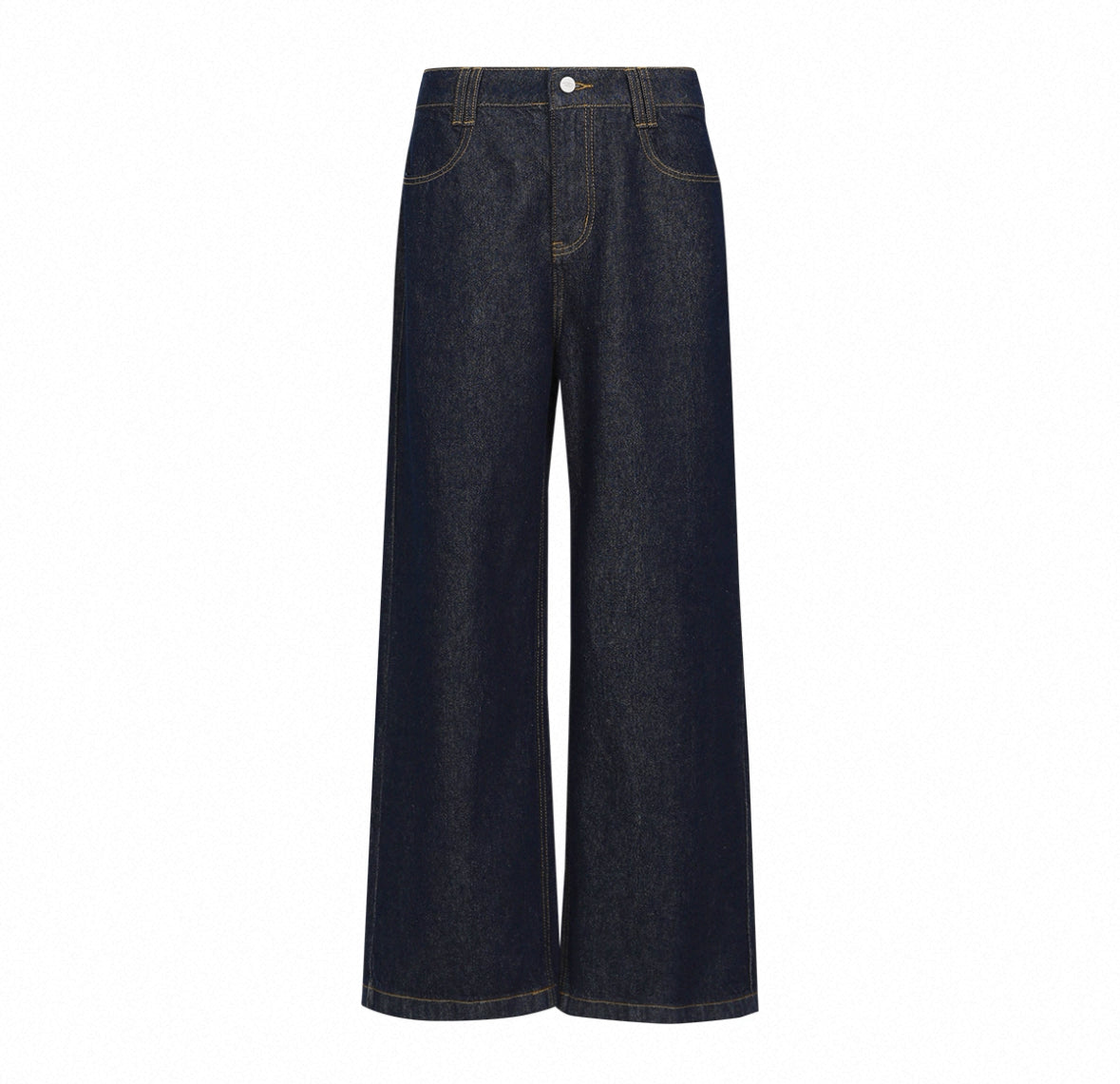 Blue Denim Straight Legged Pants