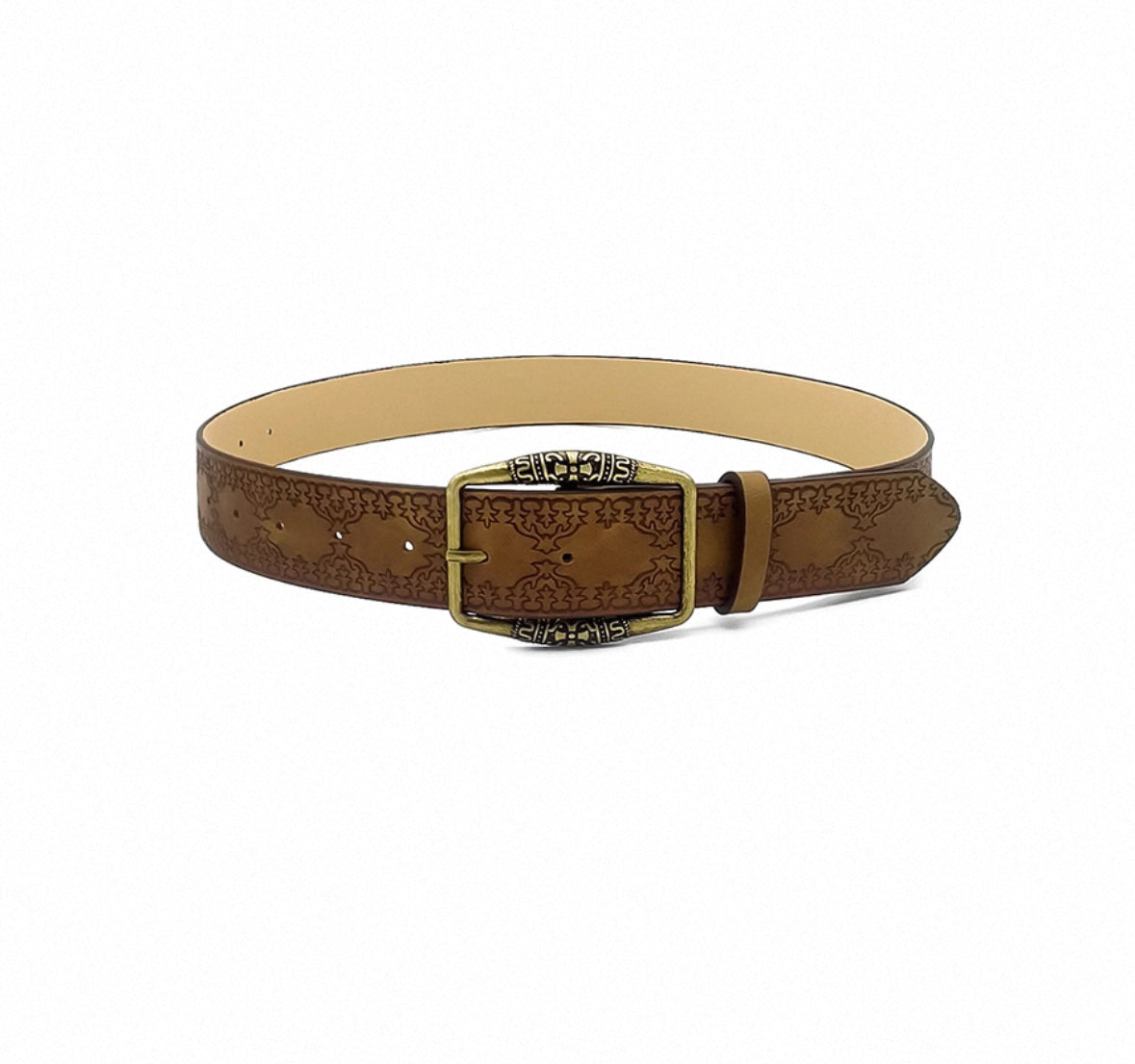 Bronze Embossed Retro Belt