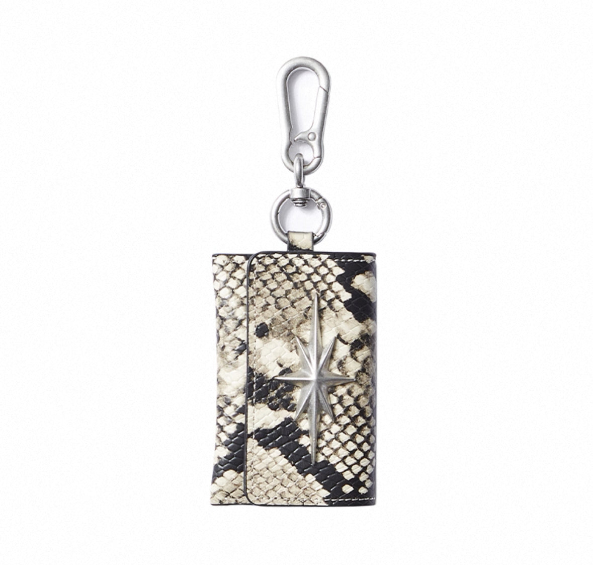 Cowhide Button Coin Wallet