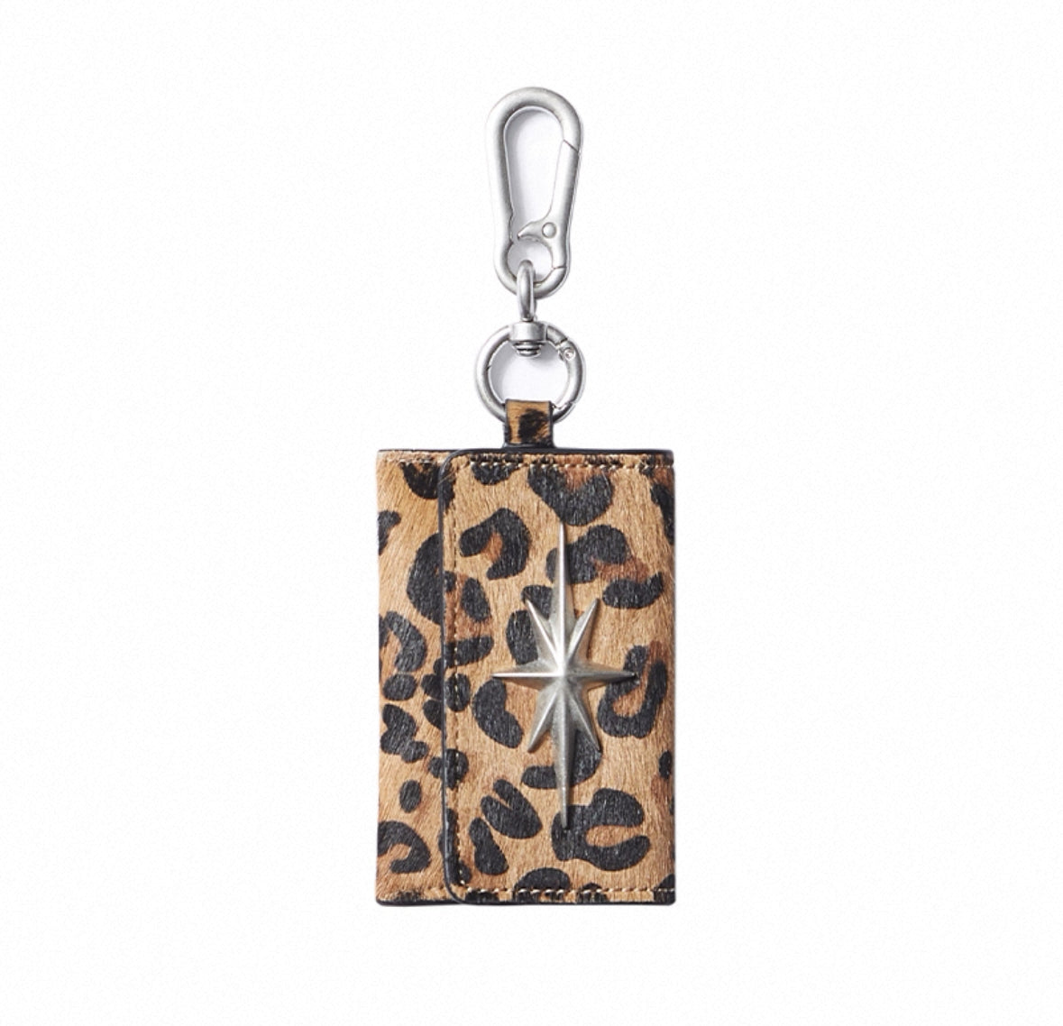 Cowhide Button Coin Wallet