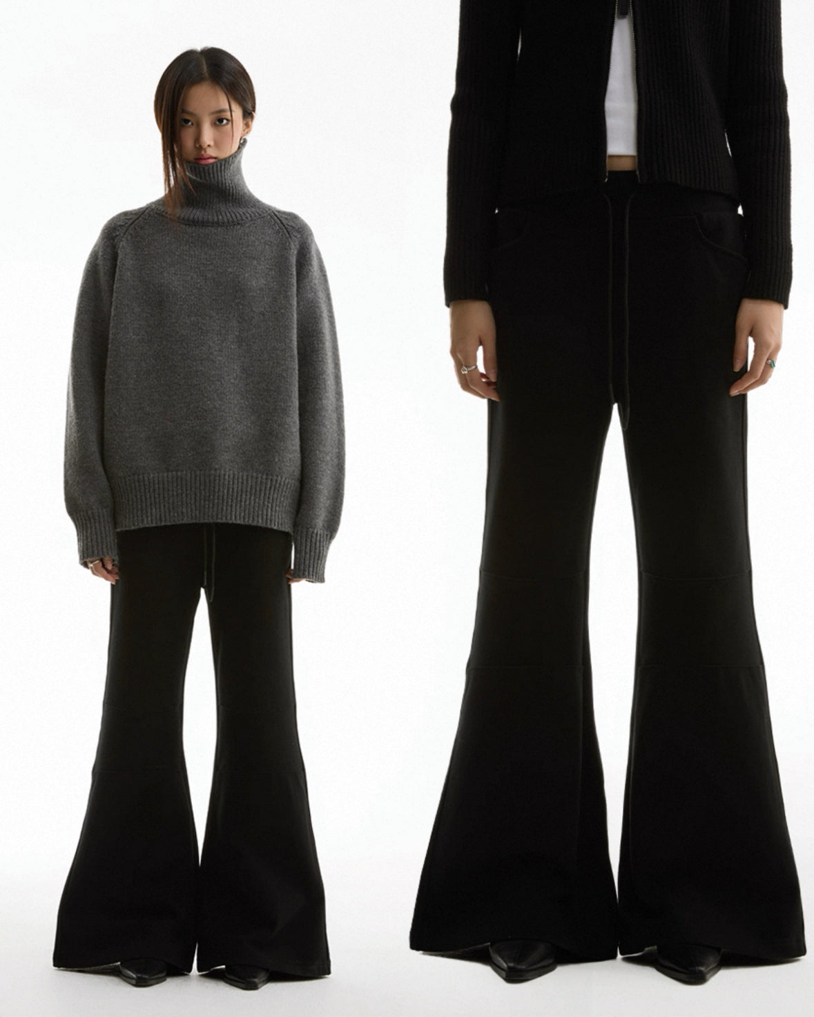 Low Waist Flared Sweatpants