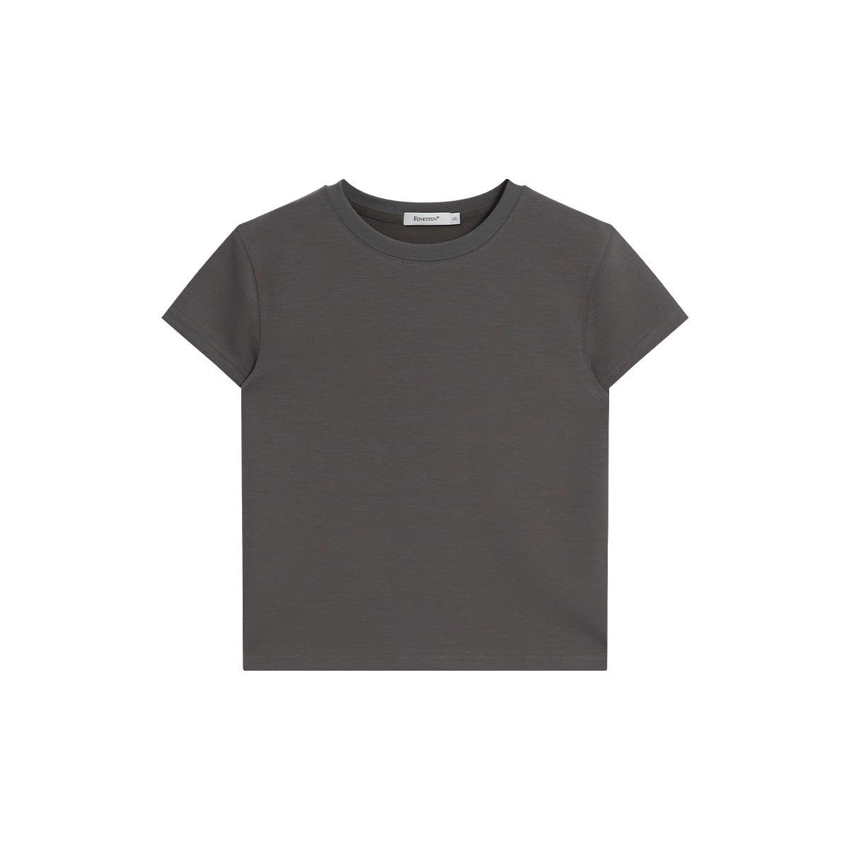 Black/Gray Space Cotton Short Sleeve Tee