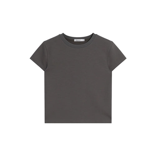 Black/Gray Space Cotton Short Sleeve Tee