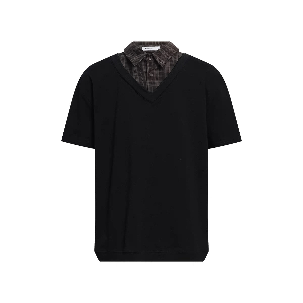 Stitched Two Piece Sleeved Shirt